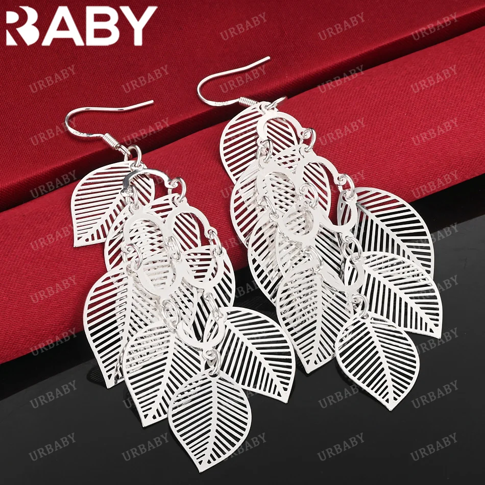 URBABY 925 Sterling Silver Earrings Hollow Leaves Drop Earrings For Women Jewelry Fashion Party and Daily Wear
URBABY 925 Sterling Silver Earrings Hollow Leaves Drop Earrings For Women Jewelry Fashion Party and Daily Wear