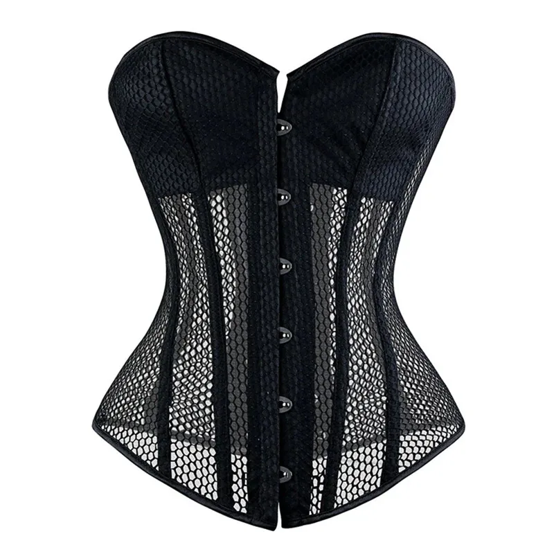 qq28LQWomen Vintage Black Breathable Shapwear Costumes Sexy Transparent Mesh Corselet Hollow Out Corset Bustier Top Linge
qq28LQWomen Vintage Black Breathable Shapwear Costumes Sexy Transparent Mesh Corselet Hollow Out Corset Bustier Top Linge
