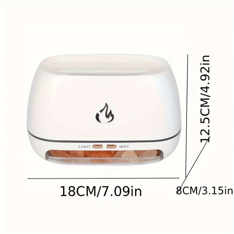 1pc Large Premium Sense Mist Diffuser - Humidifier with High Mist Volume, New Aromatherapy Salt Stone Simulation Flame Design,
1pc Large Premium Sense Mist Diffuser - Humidifier with High Mist Volume, New Aromatherapy Salt Stone Simulation Flame Design,
