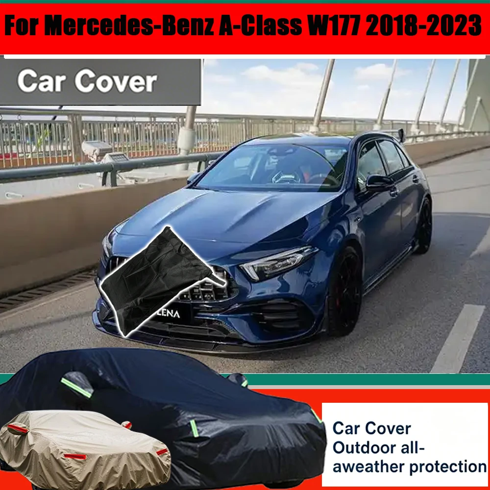 Outdoor Protection Full Car Cover Snow Cover Sunshade Waterproof Dustproof Exterior For Mercedes-Benz A-Class W177 2018-2023
Outdoor Protection Full Car Cover Snow Cover Sunshade Waterproof Dustproof Exterior For Mercedes-Benz A-Class W177 2018-2023