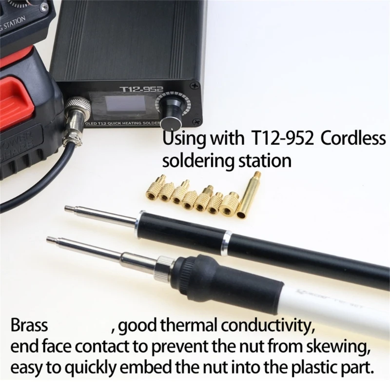 High Performances Heat Insert Nut Soldering Tip Head For 3D Printing Application
High Performances Heat Insert Nut Soldering Tip Head For 3D Printing Application