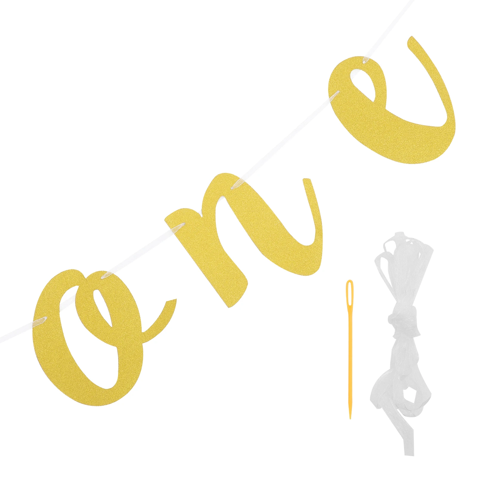 1st Birthday Banner Gold Paper Decorations Bright Luxury Appearance Versatile Pretty Easy Home Decoration
1st Birthday Banner Gold Paper Decorations Bright Luxury Appearance Versatile Pretty Easy Home Decoration