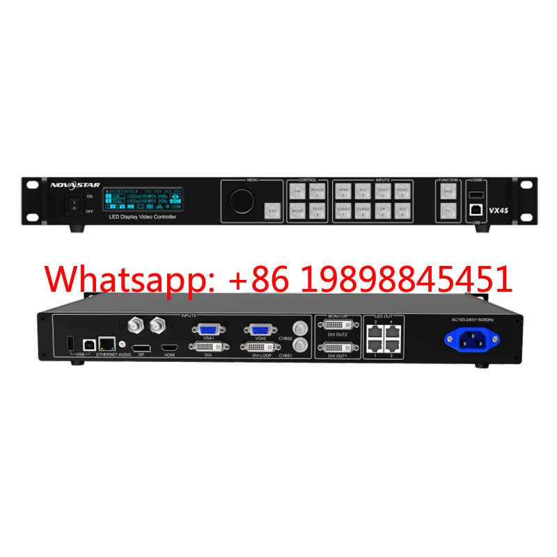 NovaStar VX400 VX400S VX4S-N All‑in‑One LED Video Processor 2.3M/2.6M Pixels LED Wall Controller
NovaStar VX400 VX400S VX4S-N All‑in‑One LED Video Processor 2.3M/2.6M Pixels LED Wall Controller