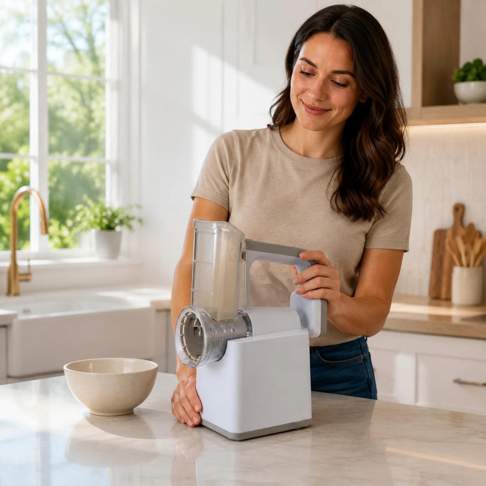 Electric Vegetable Cutter Fast Cutting Electric Rotary Grater Rotating Vegetable Cutter Singlepress Control Kitchen Tool
Electric Vegetable Cutter Fast Cutting Electric Rotary Grater Rotating Vegetable Cutter Singlepress Control Kitchen Tool