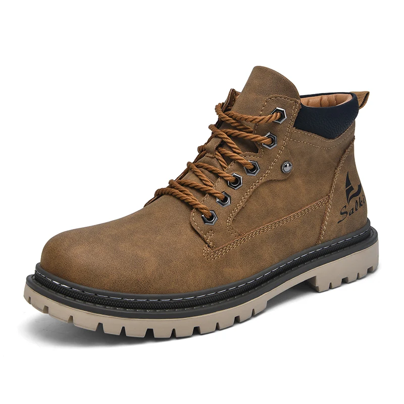 Ankle Winter Leather Shoes Handmade Men Boots Autumn Outdoor Hiking Boots Sneakers Hombres Botas High Top Footwear Anti Slip
Ankle Winter Leather Shoes Handmade Men Boots Autumn Outdoor Hiking Boots Sneakers Hombres Botas High Top Footwear Anti Slip