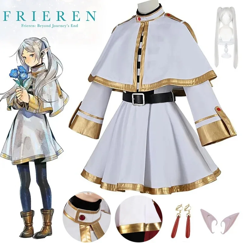 Sousou No Frieren Cosplay Frieren Fantasia Costume Coat Shirts Outfit Fantasy Women Halloween Carnival Party Clothes
Sousou No Frieren Cosplay Frieren Fantasia Costume Coat Shirts Outfit Fantasy Women Halloween Carnival Party Clothes