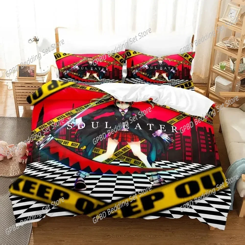 Cartoons Soul Eater 3D NEW Duvet Cover Pillowcase Bedding Set Adult Boy Girl Bedroom Decoration Children Single Double Large
Cartoons Soul Eater 3D NEW Duvet Cover Pillowcase Bedding Set Adult Boy Girl Bedroom Decoration Children Single Double Large