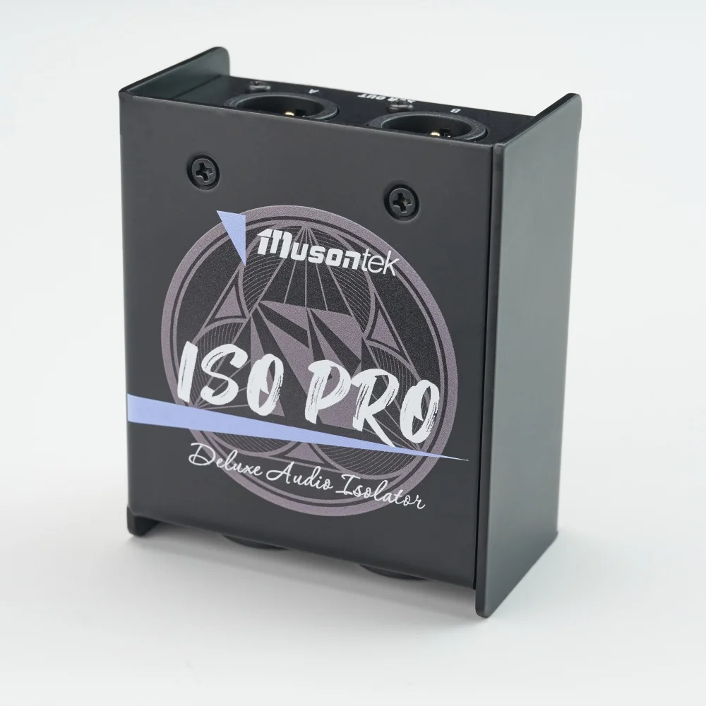Musontek Audio Isolator XLR Dual Channel Isolator Eliminate Audio Current Sound Noise Transformer
Musontek Audio Isolator XLR Dual Channel Isolator Eliminate Audio Current Sound Noise Transformer