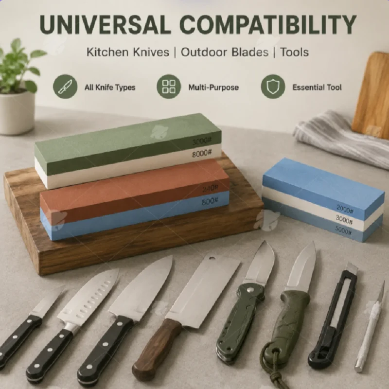 2000 5000 Grit Dual Side Knife Sharpening Oilstone White Corundum Whetstone Professional Blade Polishing Grindstone for Kitchen
2000 5000 Grit Dual Side Knife Sharpening Oilstone White Corundum Whetstone Professional Blade Polishing Grindstone for Kitchen