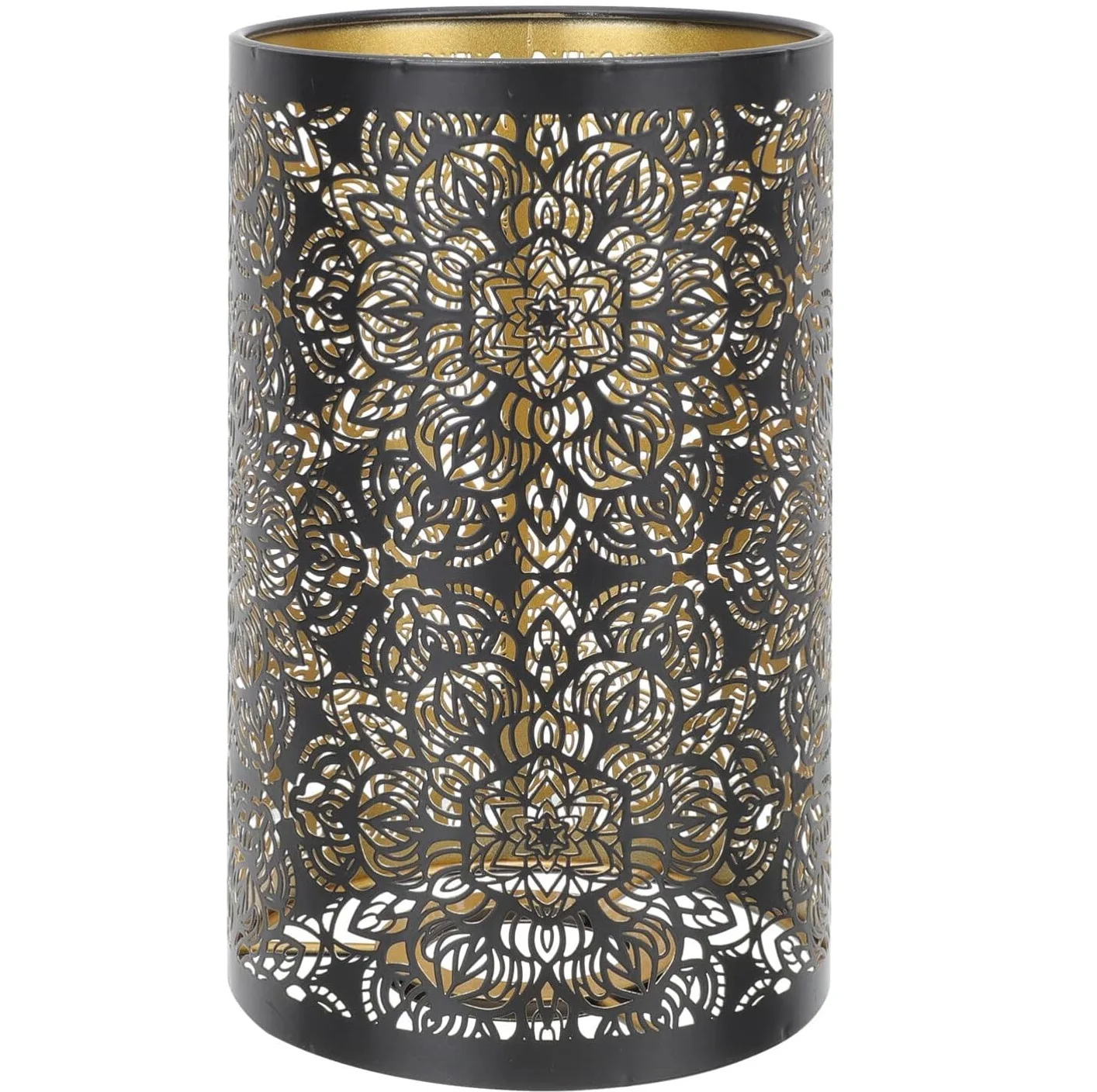 Vintage Metal Hollow-out Lampshade with Artistic Pattern, Lamp Cover for E26/E27 Chandelier & Table Lamp, Warm Light Projection
Vintage Metal Hollow-out Lampshade with Artistic Pattern, Lamp Cover for E26/E27 Chandelier & Table Lamp, Warm Light Projection