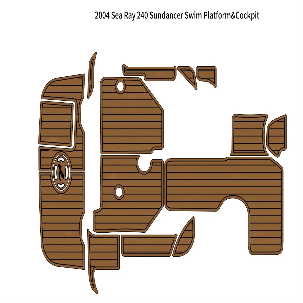 2004 Sea Ray 240 Sundancer Swim Platform Cockpit Pad Boat EVA Foam Teak Floor SeaDek MarineMat Style Self Adhesive
2004 Sea Ray 240 Sundancer Swim Platform Cockpit Pad Boat EVA Foam Teak Floor SeaDek MarineMat Style Self Adhesive