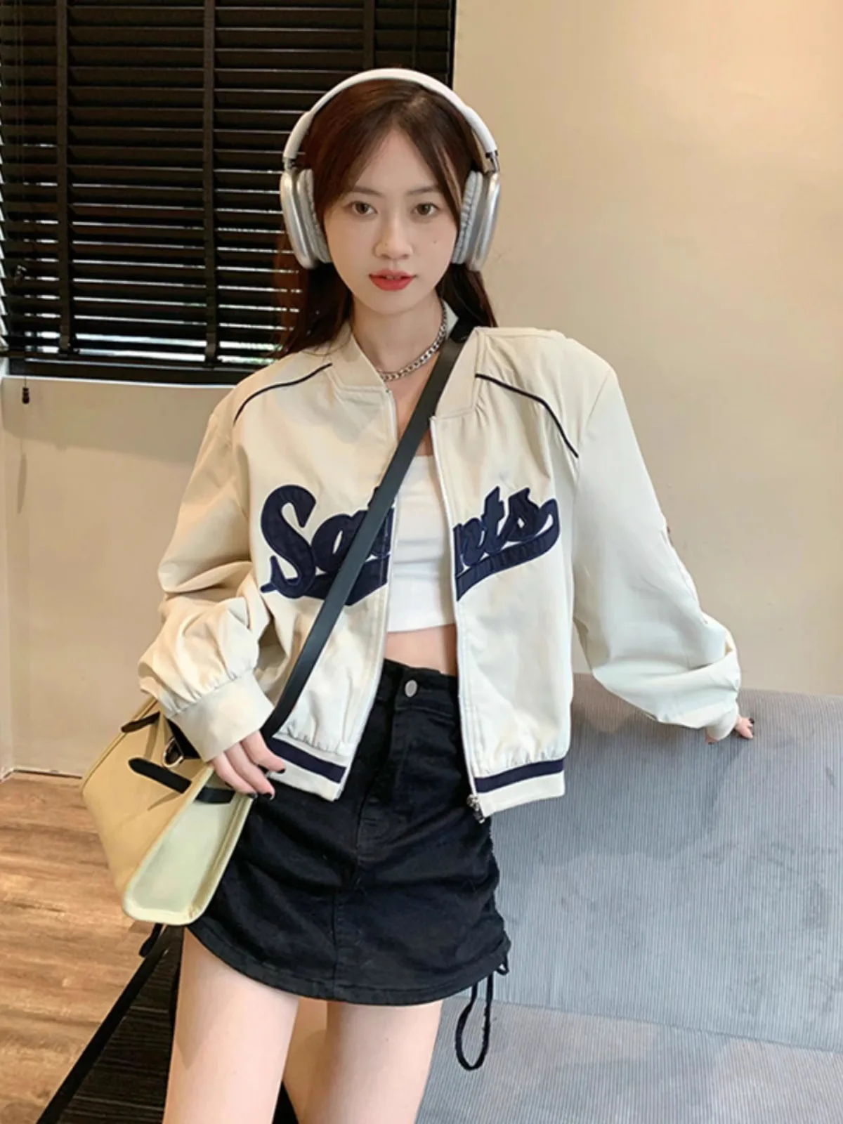 American Style Retro Casual Baseball Jacket Women's Spring Autumn New Small Size Early Autumn Thin Jacket Short Top
American Style Retro Casual Baseball Jacket Women's Spring Autumn New Small Size Early Autumn Thin Jacket Short Top