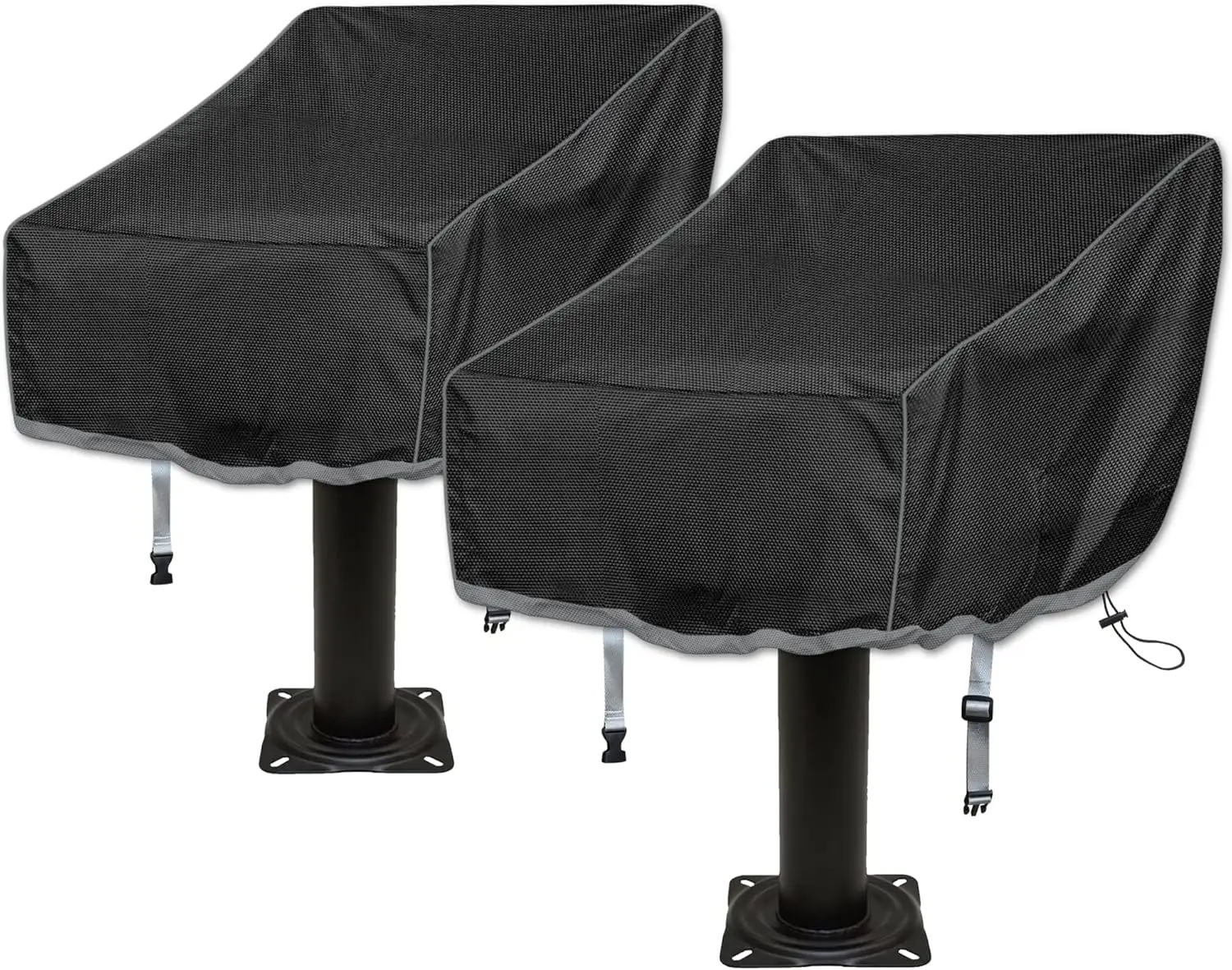 Folding Boat Seat Cover, 2 Pack, 600D Waterproof, Black, 20' L x 19' W x 14' H
Folding Boat Seat Cover, 2 Pack, 600D Waterproof, Black, 20' L x 19' W x 14' H