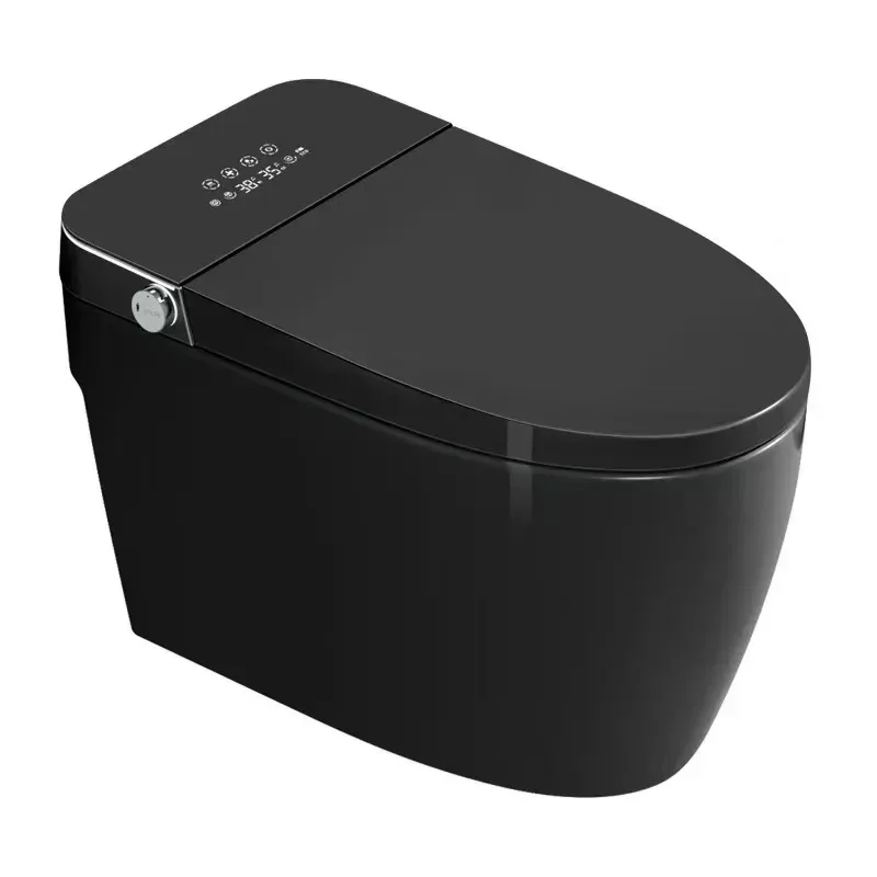 Floor Smart Toilet Wall Hanging Ceramic WC Smart Black Toilets Electric Lid Automatic Open Smart Wall Hung Toilet
Floor Smart Toilet Wall Hanging Ceramic WC Smart Black Toilets Electric Lid Automatic Open Smart Wall Hung Toilet
