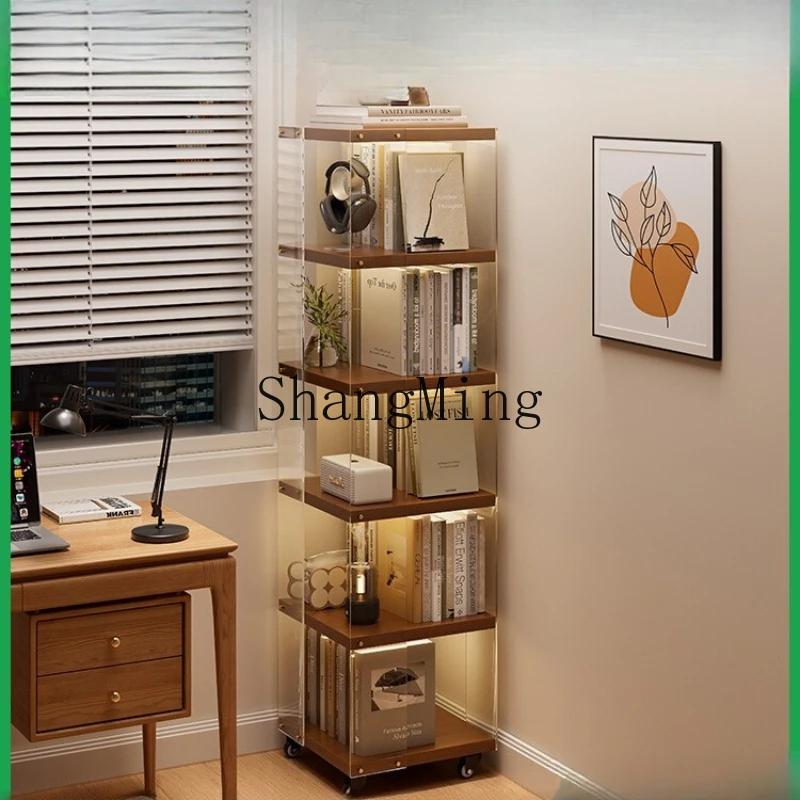 DHY rotating bookshelf solid wood bookcase storage cabinet movable floor multi-layer shelf
DHY rotating bookshelf solid wood bookcase storage cabinet movable floor multi-layer shelf