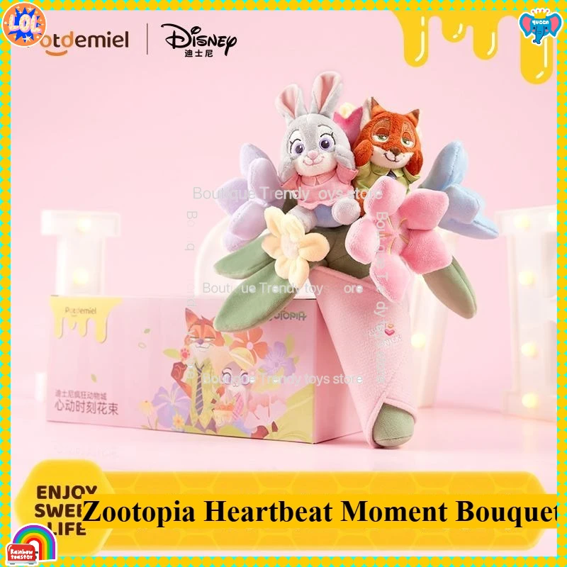 New Disney Genuine Judy Nick Shi Diqi Anqi Around The Bouquet Doll Cute Couple Doll Girl Birthday Christmas Surprise Gift
New Disney Genuine Judy Nick Shi Diqi Anqi Around The Bouquet Doll Cute Couple Doll Girl Birthday Christmas Surprise Gift