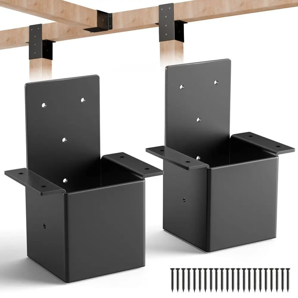 Black Pergola Bracket Wall Mounted Durable Deck Railing Connector Heavy Duty Metal Fashionable Metal Bracket
Black Pergola Bracket Wall Mounted Durable Deck Railing Connector Heavy Duty Metal Fashionable Metal Bracket