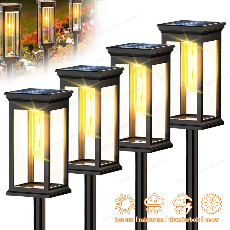 IP65 Водонепроницаемые солнечные садовые фонари Белый теплый свет Открытый пейзаж Освещение дорожек Газон Крыльцо Патио Огни окружающей среды
IP65 Водонепроницаемые солнечные садовые фонари Белый теплый свет Открытый пейзаж Освещение дорожек Газон Крыльцо Патио Огни окружающей среды