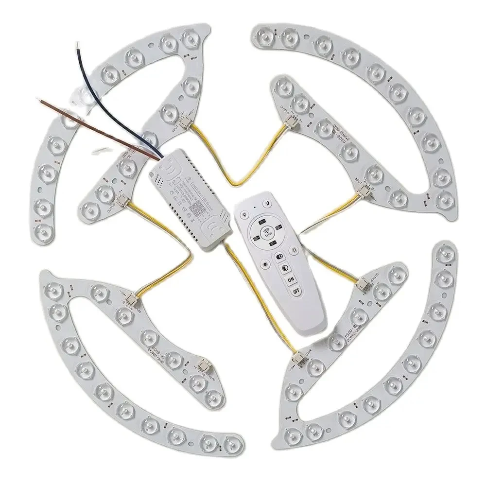 Led module light includes 2.4G remote control driver for replacement of room ceiling lights board dimmable and color-changeable
Led module light includes 2.4G remote control driver for replacement of room ceiling lights board dimmable and color-changeable