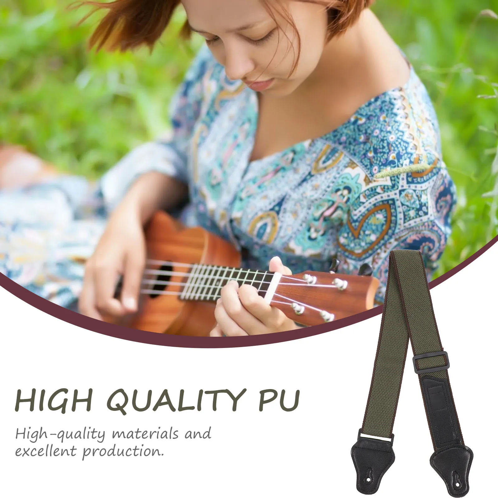 Guitar Strap Belt Adjustable Length Replacement Green Practical Accessory Creative Gift Guitar Parts Accessories Anti Wear
Guitar Strap Belt Adjustable Length Replacement Green Practical Accessory Creative Gift Guitar Parts Accessories Anti Wear