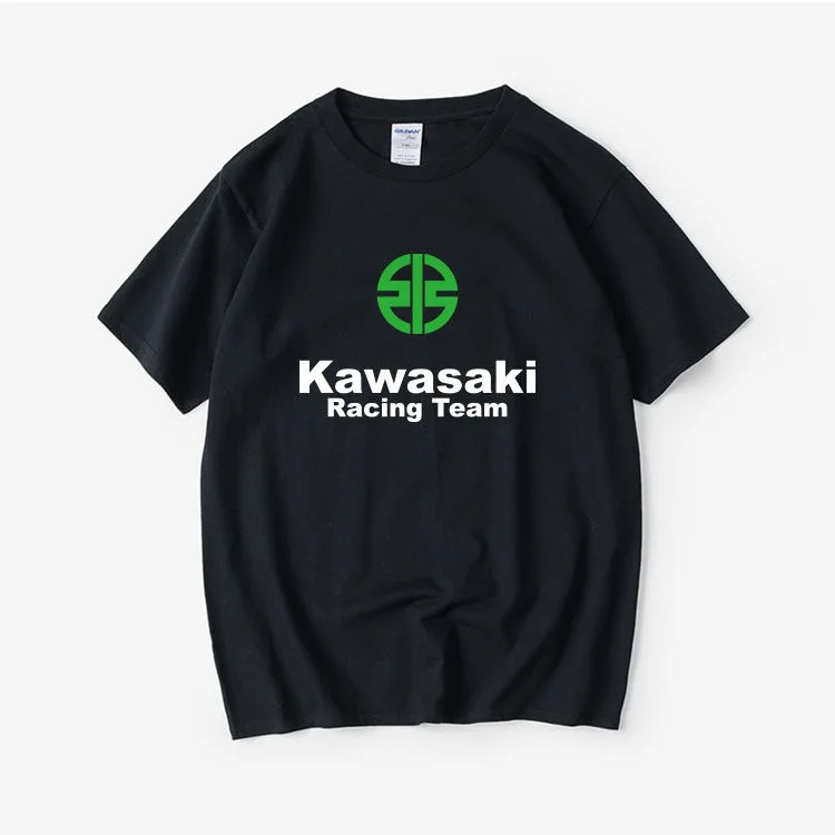 New outdoor all-match motorcycle Kawasakis enthusiasts short-sleeved T-shirts for men and women cotton half-sleeved T-shirt tops
New outdoor all-match motorcycle Kawasakis enthusiasts short-sleeved T-shirts for men and women cotton half-sleeved T-shirt tops