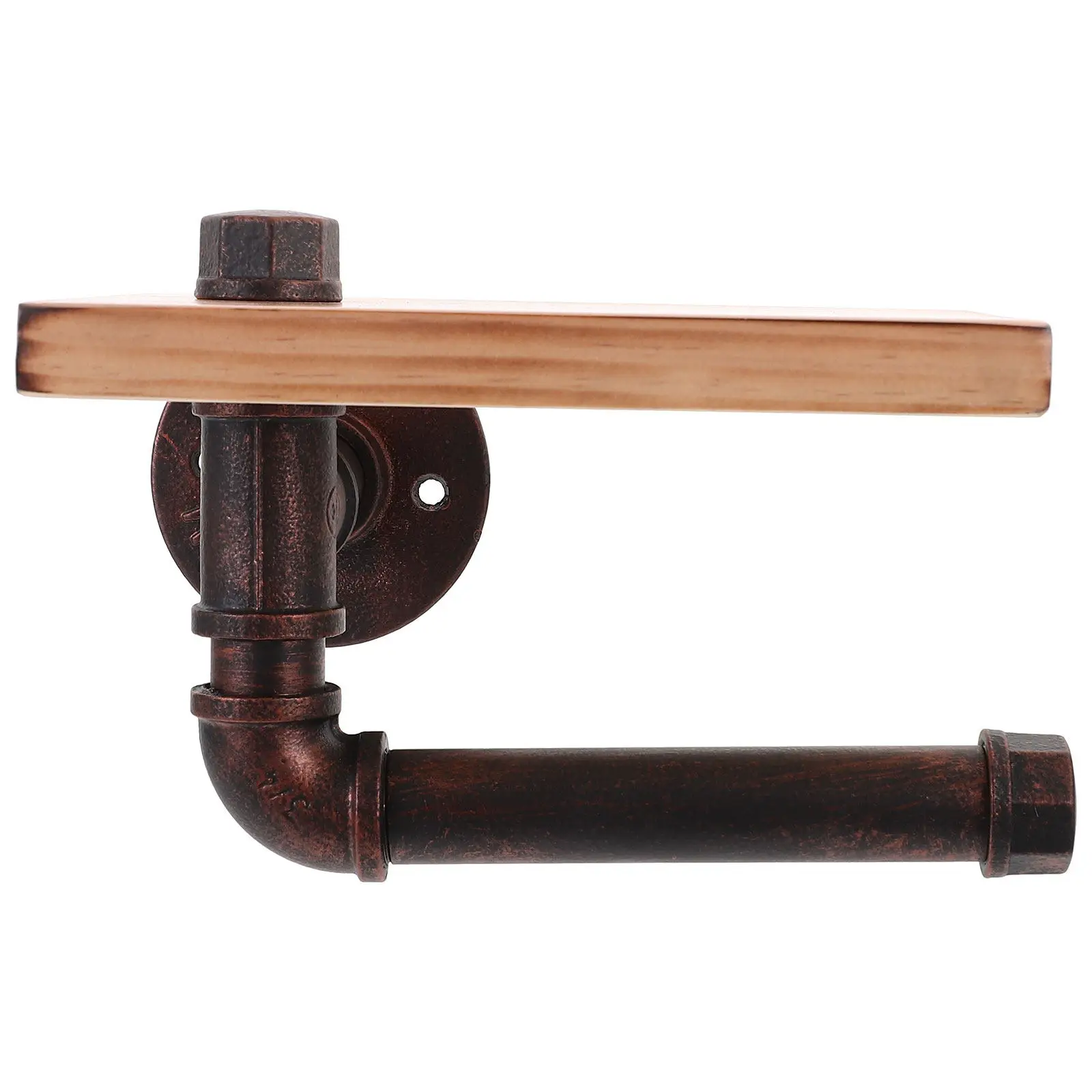 Wood Wall-Mounted Floating Shelf for Toilet Paper Tissues Toiletries Storage Industrial Retro Decorative Bathroom Sundries
Wood Wall-Mounted Floating Shelf for Toilet Paper Tissues Toiletries Storage Industrial Retro Decorative Bathroom Sundries