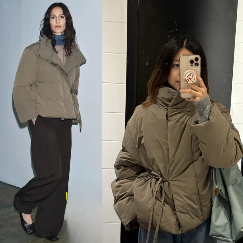 Winter New Arrival Women's Cotton Jaet Coat High Collar Long Sve Belted Pure Color Bread Sle Ladies Outerwear Coat
Winter New Arrival Women's Cotton Jaet Coat High Collar Long Sve Belted Pure Color Bread Sle Ladies Outerwear Coat