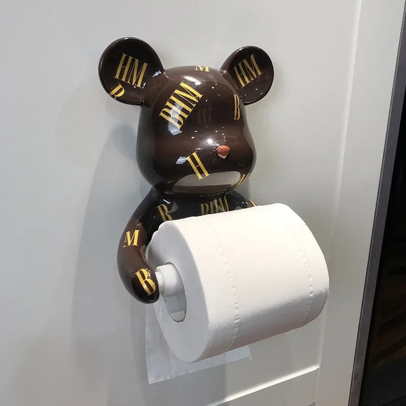 Violent Bear paper towel rack Kitchen bathroom wall hanging perforation-free multi-functional paper towel towel rack
Violent Bear paper towel rack Kitchen bathroom wall hanging perforation-free multi-functional paper towel towel rack