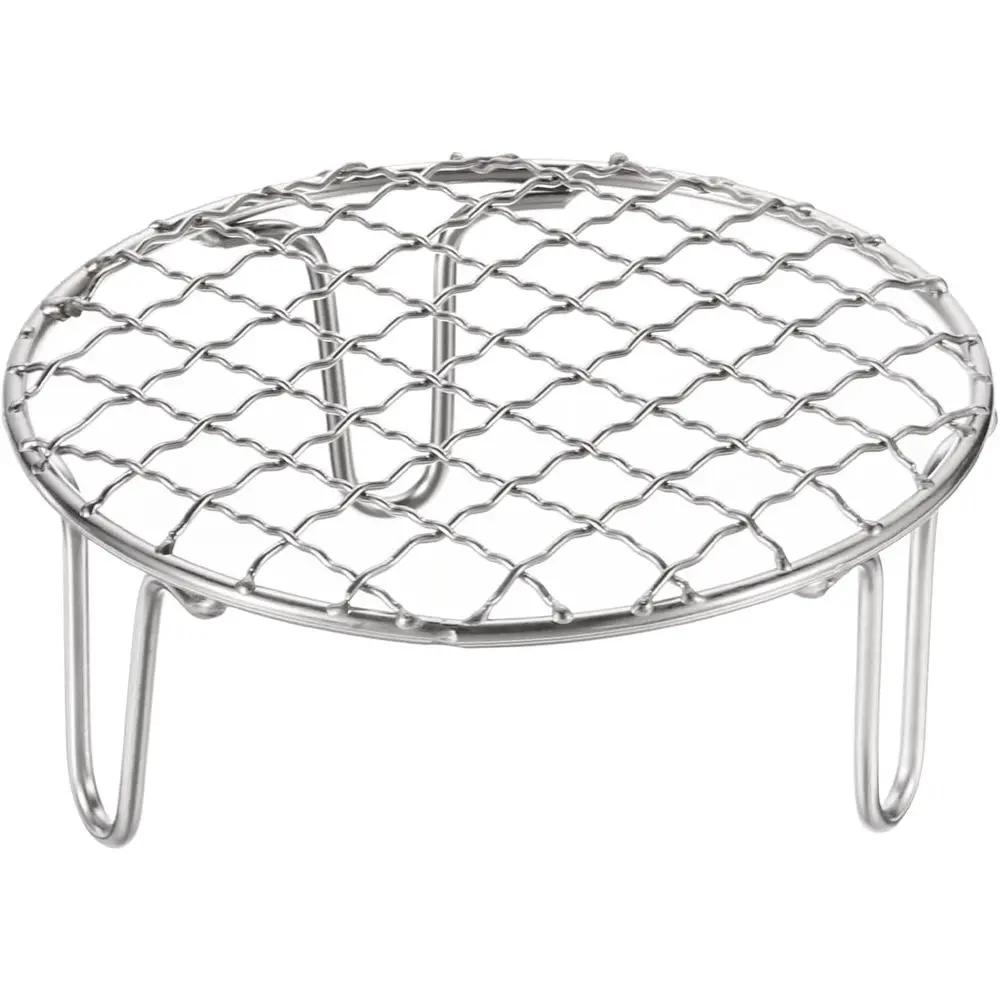 5-inch Stainless Steel Wire Barbecue Grill Net with 50mm Legs for Cooking, Single BBQ Rack
5-inch Stainless Steel Wire Barbecue Grill Net with 50mm Legs for Cooking, Single BBQ Rack
