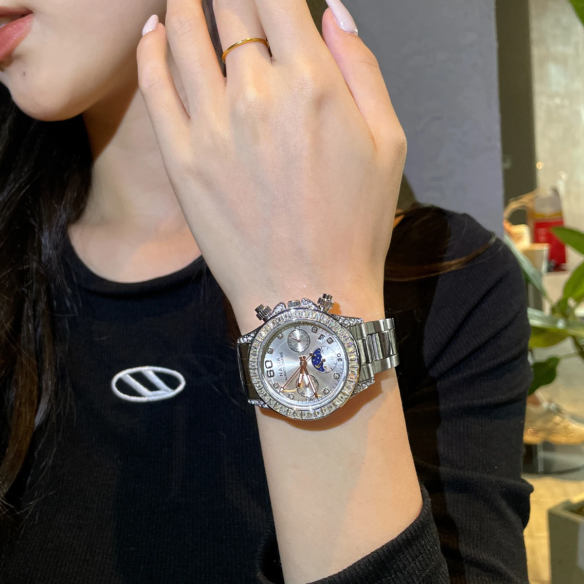 Full Diamond Watch Women's Fully Automatic Pure Mechanical Watch Women's Watch
Full Diamond Watch Women's Fully Automatic Pure Mechanical Watch Women's Watch