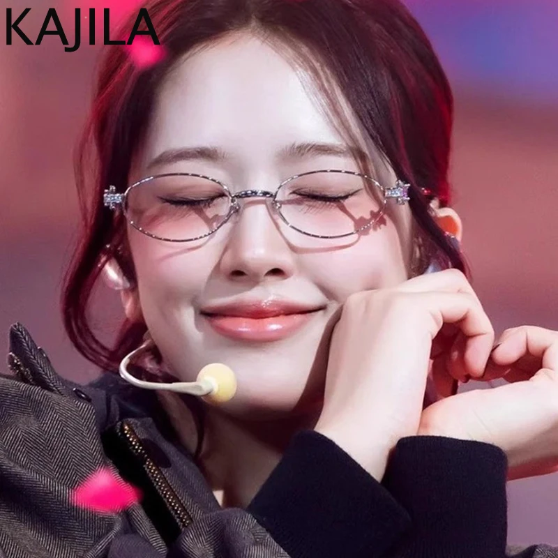 Y2K Punk Small Frame Oval Sunglasses Women 2025 Luxury Brand Trendy Anti-blue Prescription Eyewear Vintage Metal Shades For Lady
Y2K Punk Small Frame Oval Sunglasses Women 2025 Luxury Brand Trendy Anti-blue Prescription Eyewear Vintage Metal Shades For Lady