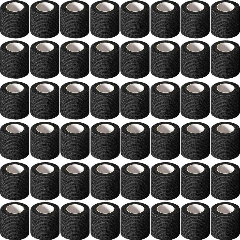 1/48pcs Black Tape Tattoo Handle Bandage Anti-slip Athletic Nonwoven Waterproof Disposable Self-adhesive Elastic Bandage
1/48pcs Black Tape Tattoo Handle Bandage Anti-slip Athletic Nonwoven Waterproof Disposable Self-adhesive Elastic Bandage