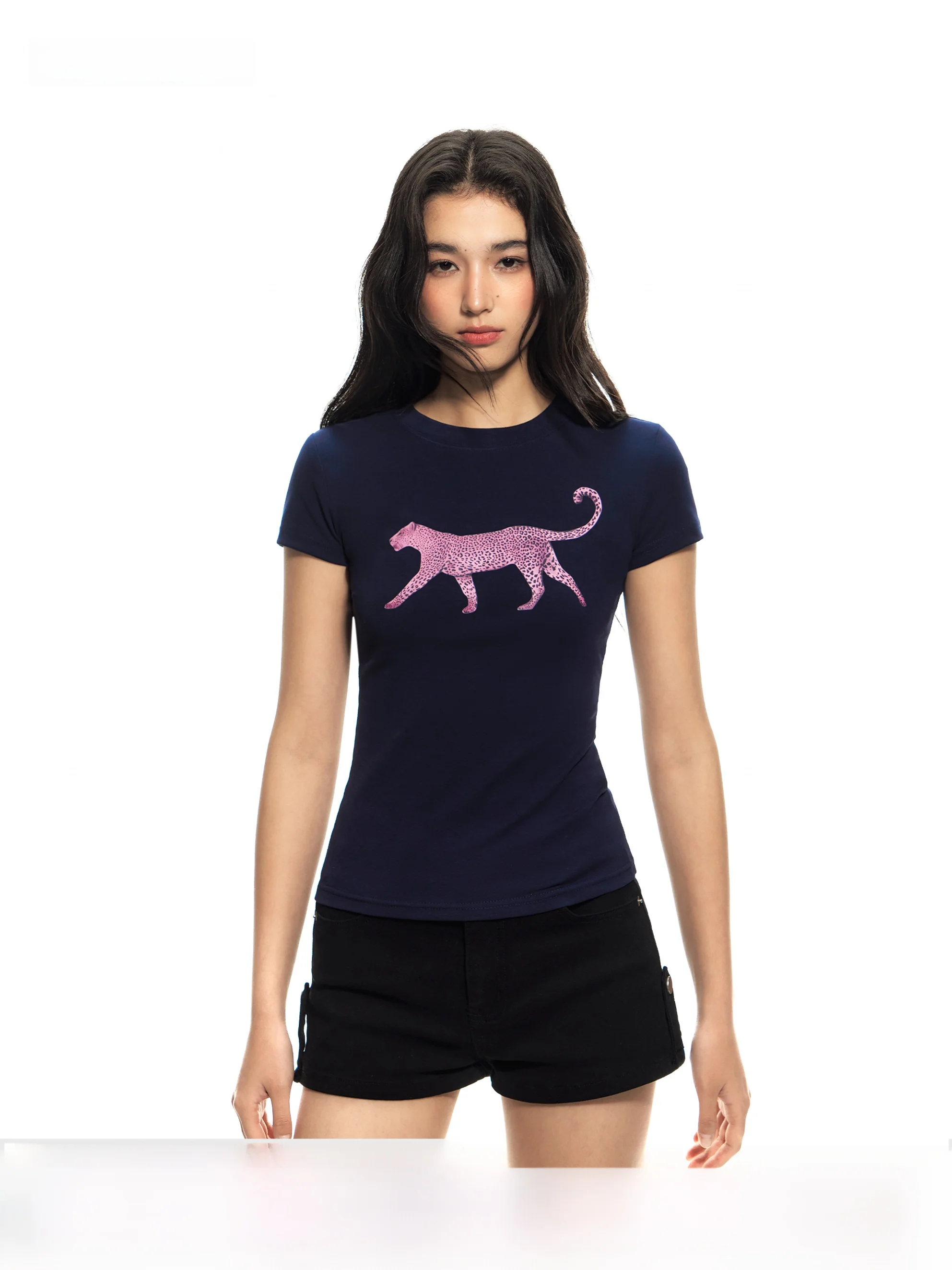 Nicebad Leopard Print Slim Fit Short Sleeve Basic Versatile Trendy Comfortable Overhead Spring Summer Men's T-shirt round Neck
Nicebad Leopard Print Slim Fit Short Sleeve Basic Versatile Trendy Comfortable Overhead Spring Summer Men's T-shirt round Neck