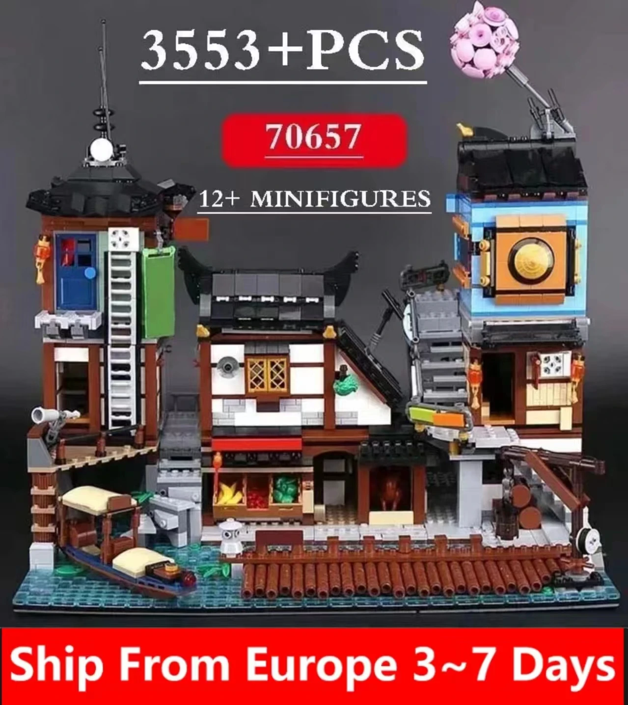 3553 Pcs City The Docks Building Model Modular Compatible Educational boy Toys for KID birthday Christmas gifts 70657 06083
3553 Pcs City The Docks Building Model Modular Compatible Educational boy Toys for KID birthday Christmas gifts 70657 06083