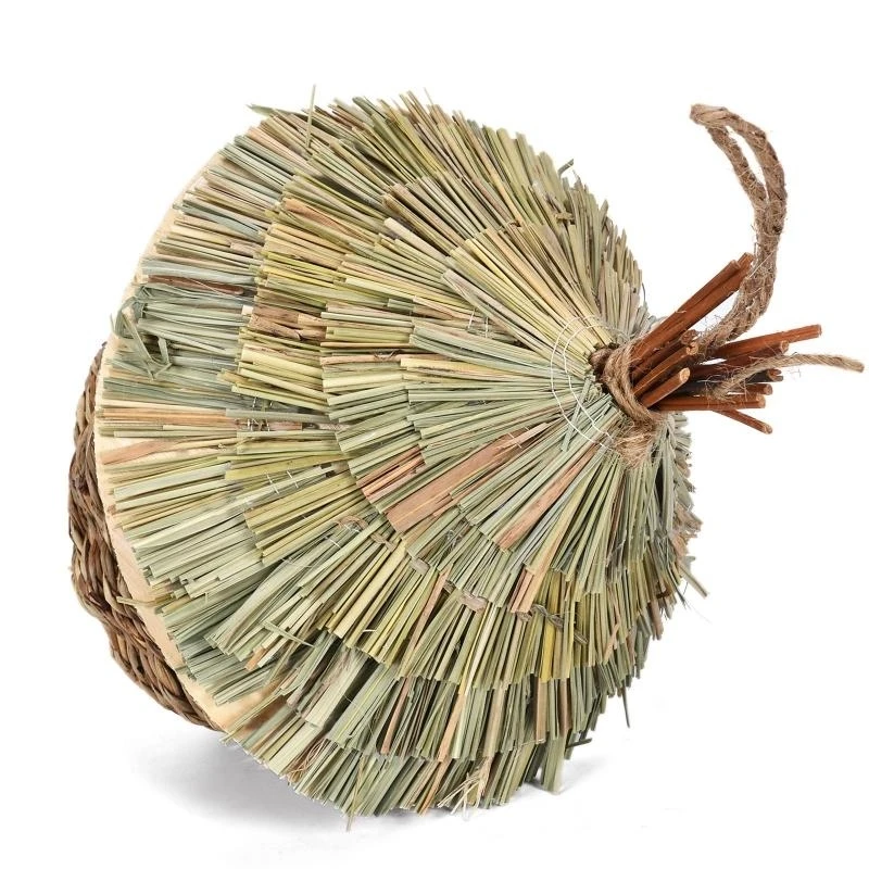 Hanging Bird House Natural Grass Bird Nests Outdoor Cage Handwoven Straw Bird Nest Hatching Breeding Garden Supplies
Hanging Bird House Natural Grass Bird Nests Outdoor Cage Handwoven Straw Bird Nest Hatching Breeding Garden Supplies