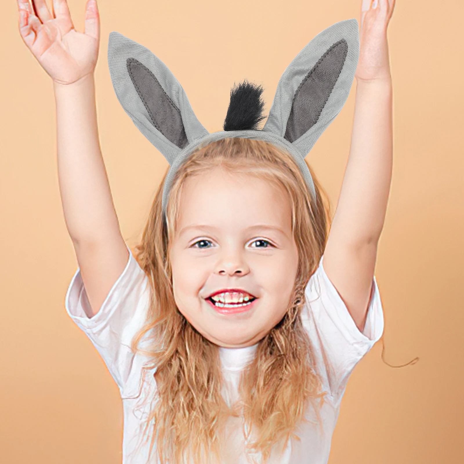 Animals Ear Headband And Tail Decor Cosplay Animal Donkey Costumes Props Accessories Festival Party Headdress Decor
Animals Ear Headband And Tail Decor Cosplay Animal Donkey Costumes Props Accessories Festival Party Headdress Decor