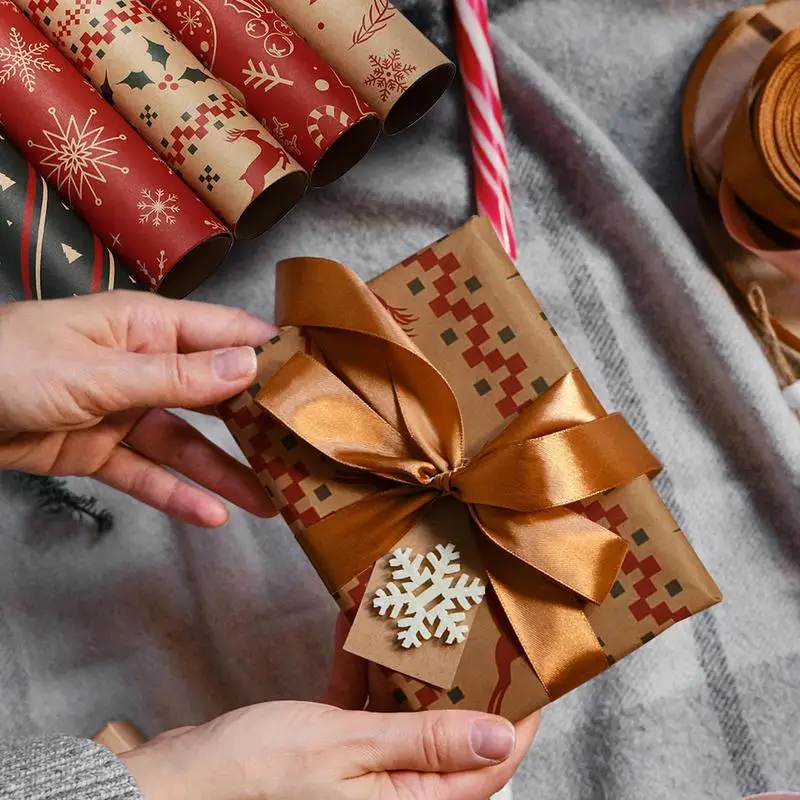 Christmas Wrapping Paper Wrap Roll Thick Wrapping Paper 5X Snowflakes Reindeer Wrapping Paper Roll Birthday Wrapping Paper For
Christmas Wrapping Paper Wrap Roll Thick Wrapping Paper 5X Snowflakes Reindeer Wrapping Paper Roll Birthday Wrapping Paper For