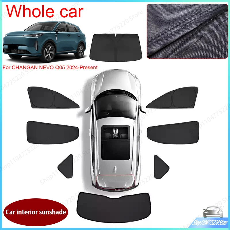 Black Privacy Window Sunshade Anti-UV Heat Insulation Cover Fit CHANGAN NEVO Q05 2024-Present Car Accessories
Black Privacy Window Sunshade Anti-UV Heat Insulation Cover Fit CHANGAN NEVO Q05 2024-Present Car Accessories
