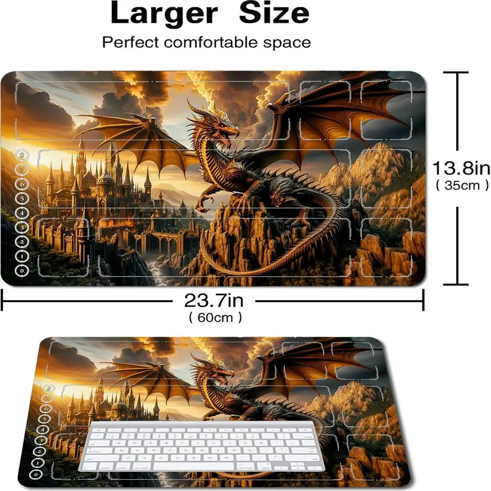 Flying dragon patterncard playmat with zone magic mtg Playmat Desk Mat gamer keypad expansion gaming mouse pad office desk mat
Flying dragon patterncard playmat with zone magic mtg Playmat Desk Mat gamer keypad expansion gaming mouse pad office desk mat