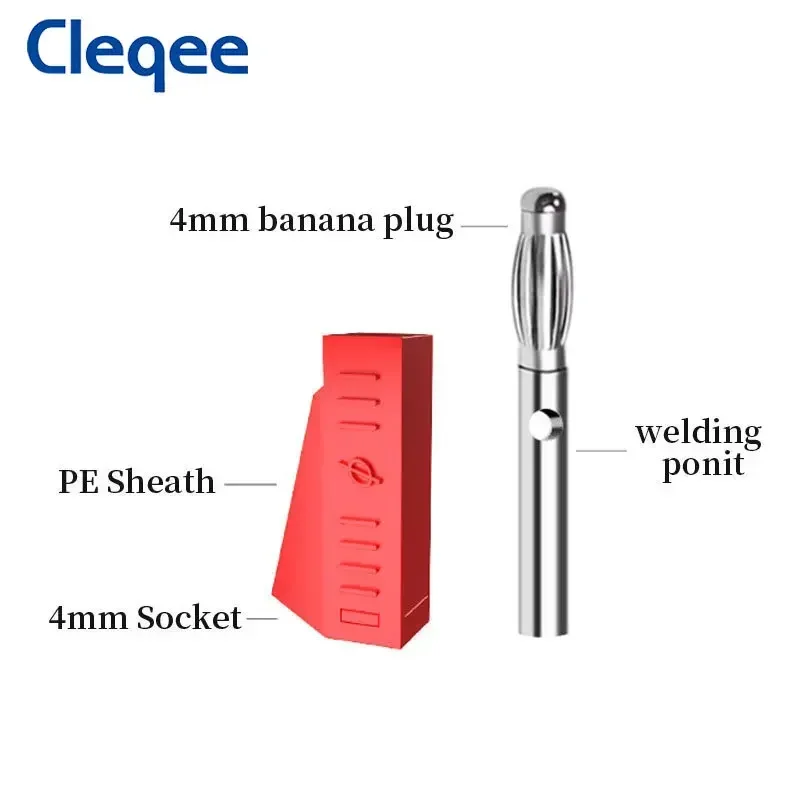 Cleqee P3002, 10 шт., 4 мм, штабелируемые никелированные банановые разъемы, тестовые зажимы, клеммы для подключения, 5 цветов
Cleqee P3002, 10 шт., 4 мм, штабелируемые никелированные банановые разъемы, тестовые зажимы, клеммы для подключения, 5 цветов