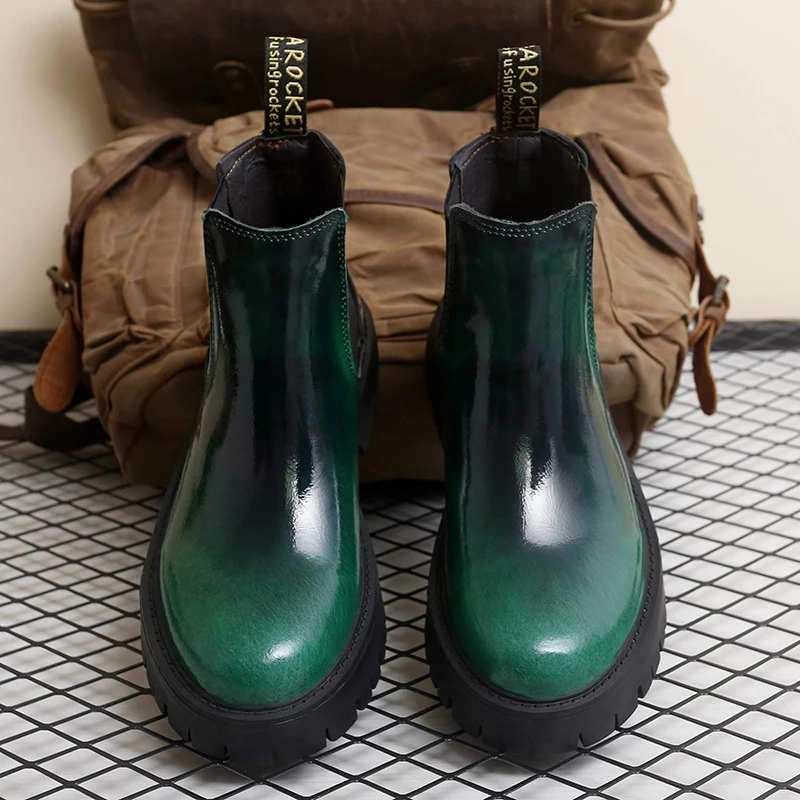 Autumn Winter Men Low Cut Boots Gradient Color High-end Feel Height Increasing Soft Comfortable Suitable for Young People
Autumn Winter Men Low Cut Boots Gradient Color High-end Feel Height Increasing Soft Comfortable Suitable for Young People