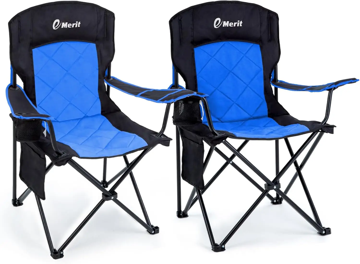 2 Pack Oversized Padded Camping Chair, 350LB Heavy Duty Quad Fold with Arms & Cup Holder
2 Pack Oversized Padded Camping Chair, 350LB Heavy Duty Quad Fold with Arms & Cup Holder