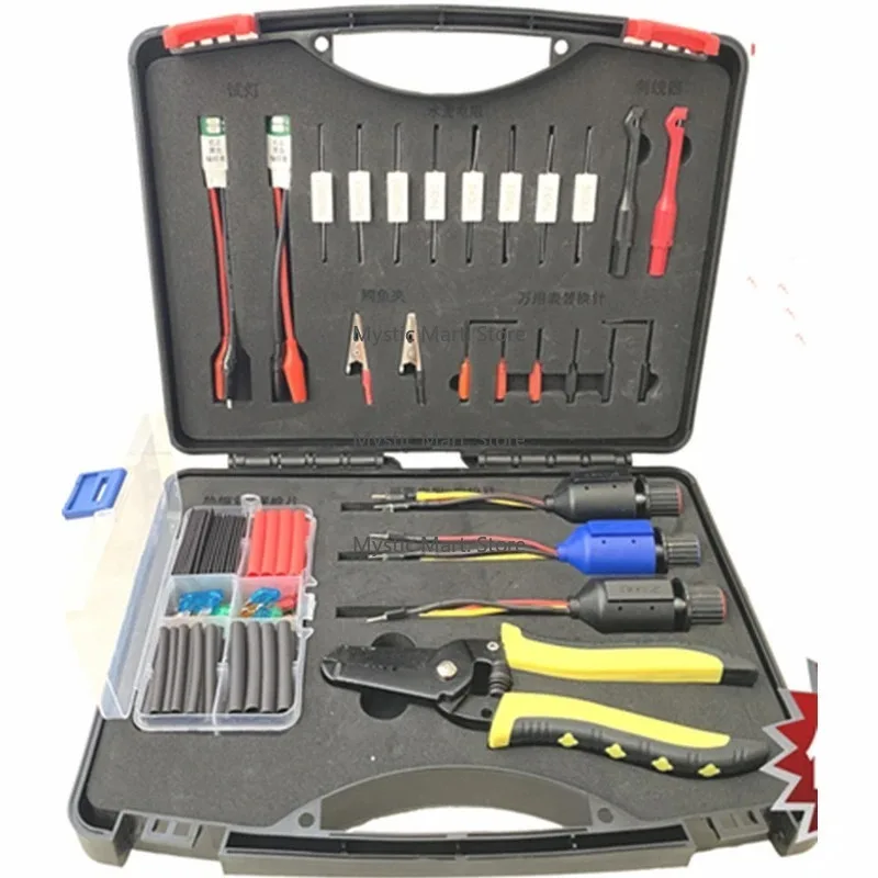 Automotive Circuit Repair Detector Circuit Repair Tool Set Sensor Signal Simulator Tool Set with Diode Test Light 1.5m Cable
Automotive Circuit Repair Detector Circuit Repair Tool Set Sensor Signal Simulator Tool Set with Diode Test Light 1.5m Cable