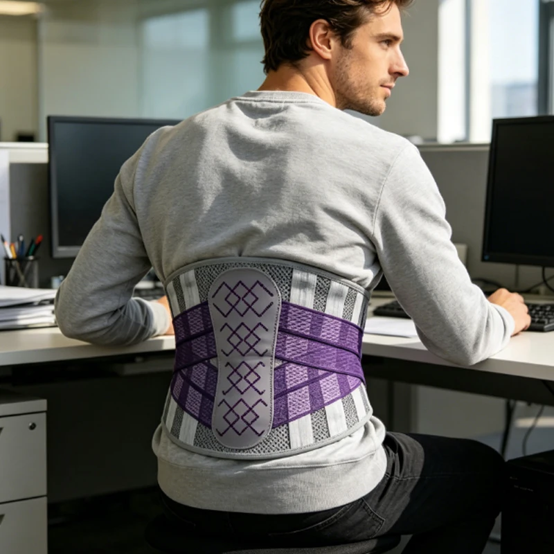 1pcs Breathable Lumbar Support Belt for Lower Back Adjustable Compression Brace for Office,Workout & Recovery
1pcs Breathable Lumbar Support Belt for Lower Back Adjustable Compression Brace for Office,Workout & Recovery
