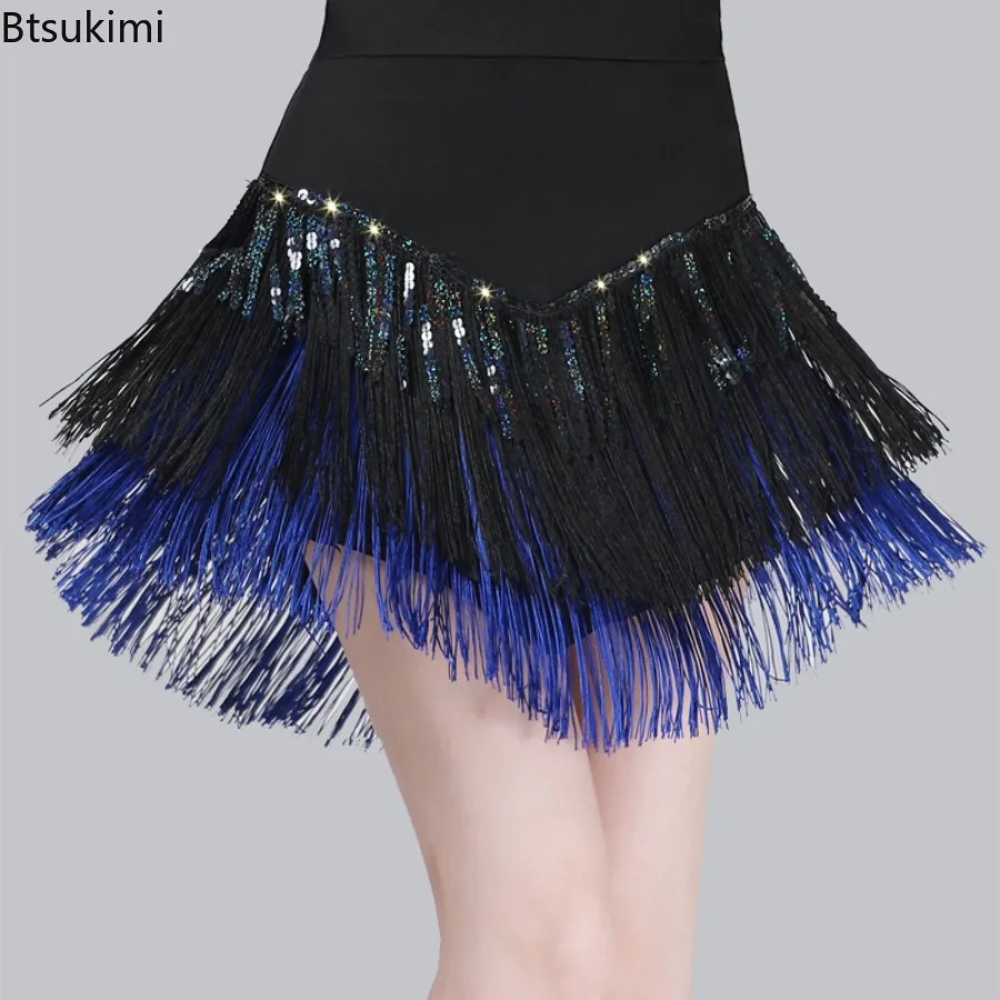 New Adult Latin Dance Skirt Women's Dance Performance Costume Three-layer Tassel Design Irregular Short Skirt Modern Dance Wear
New Adult Latin Dance Skirt Women's Dance Performance Costume Three-layer Tassel Design Irregular Short Skirt Modern Dance Wear