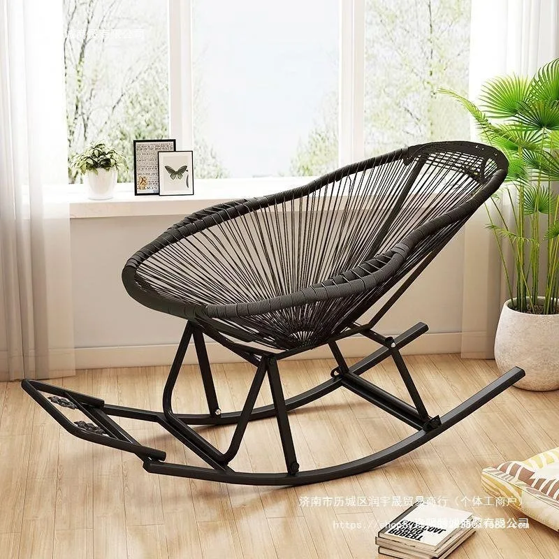 Outdoor courtyard rainbow rocking chair household balcony rattan chair casual nap rocking recliner bold thickened rattan art bed
Outdoor courtyard rainbow rocking chair household balcony rattan chair casual nap rocking recliner bold thickened rattan art bed