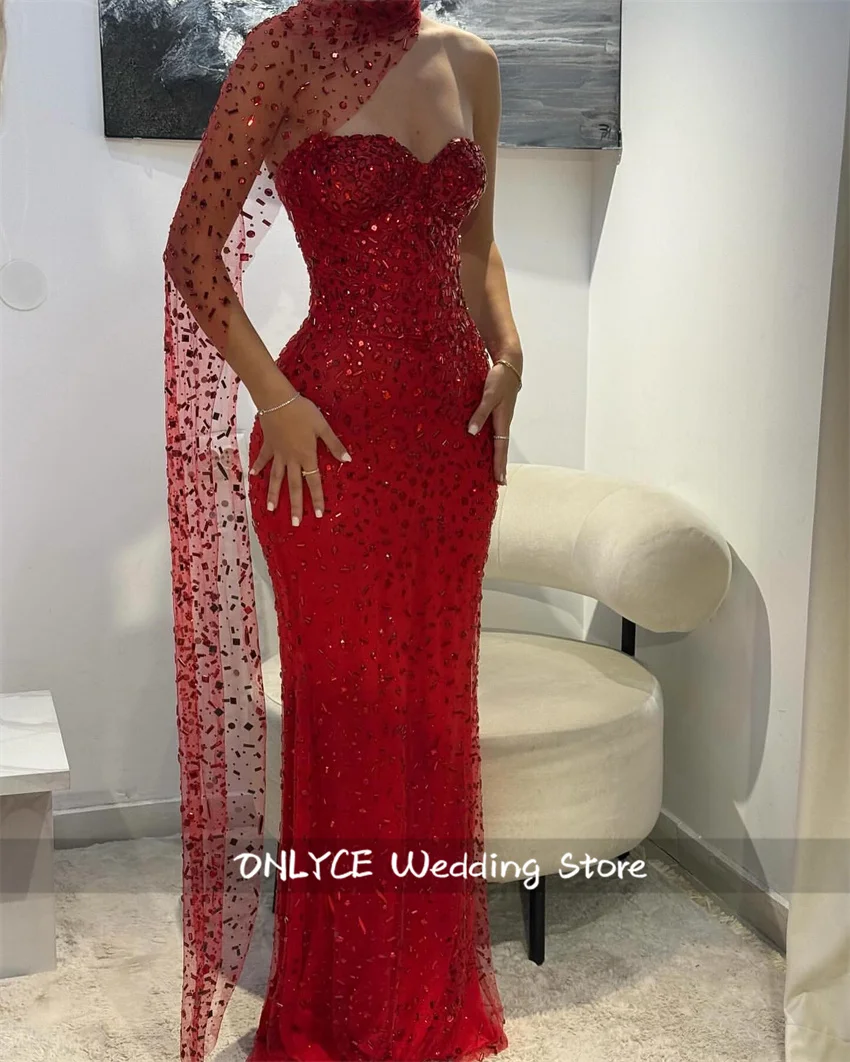 Elegant Red Evening Dresses 2025 With Cape Beads Crystals Birthday Prom Party Dress Special Occasions Gown Customized
Elegant Red Evening Dresses 2025 With Cape Beads Crystals Birthday Prom Party Dress Special Occasions Gown Customized