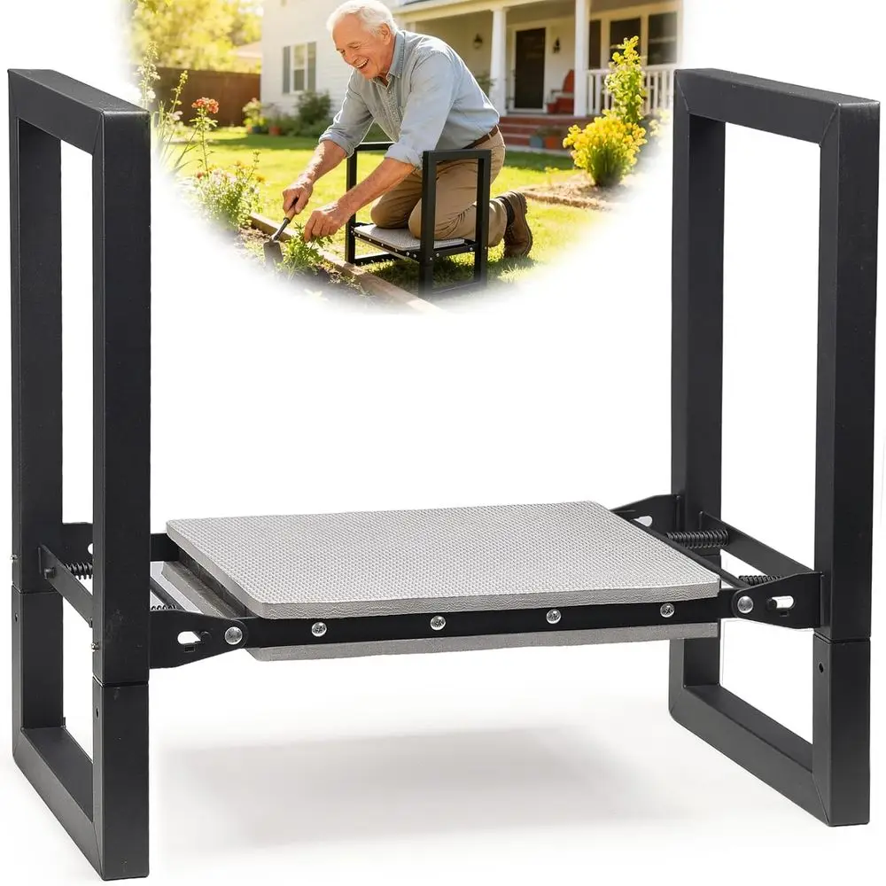 Heavy-Duty Garden Kneeler Seat - 12.7 Wide Cushioned Stool with Handles for Comfortable Gardening, Ideal for Men and Women, Pain
Heavy-Duty Garden Kneeler Seat - 12.7 Wide Cushioned Stool with Handles for Comfortable Gardening, Ideal for Men and Women, Pain