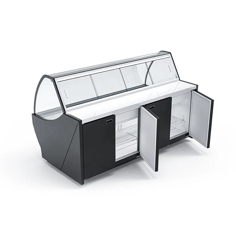 Applicable to Single Temperature Deli Display Cabinet Refrigeration Equipment Meat Display Cooler Deli Display Meat and Deli Ite
Applicable to Single Temperature Deli Display Cabinet Refrigeration Equipment Meat Display Cooler Deli Display Meat and Deli Ite