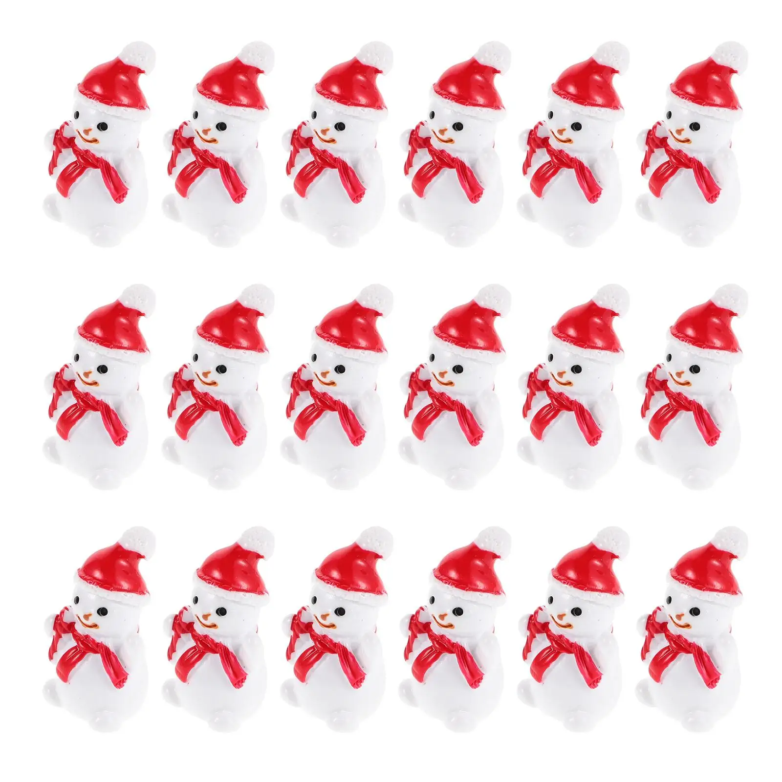 20 Pcs Snowman Resin Figurines Christmas Ornaments Red Hat DIY Craft Micro Birthday Party Supplies Landscape Decor Winter
20 Pcs Snowman Resin Figurines Christmas Ornaments Red Hat DIY Craft Micro Birthday Party Supplies Landscape Decor Winter